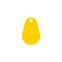 Neptune Mifare 1k Overmoulded Pear Fob Yellow