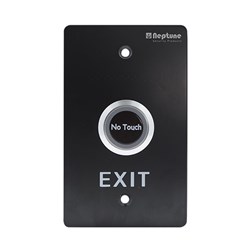 Neptune Touchless Exit,ANSI,NO/NC/C,LED,1.7mm SS,12-24V,BLACK