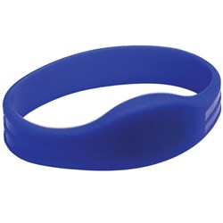 Neptune Silicone Wristband, EM Format, T5577, Dark Blue, Extra Large