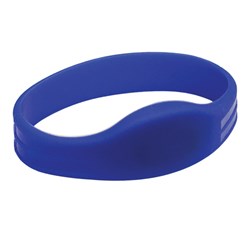 Neptune Silicone Wristband, HID Format, T5577, Dark Blue, Large