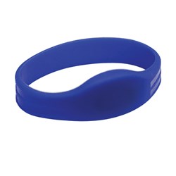 Neptune Silicone Wristband, HID Format, T5577, Dark Blue, Medium