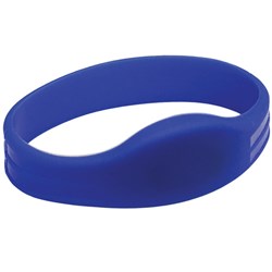 Neptune Silicone Wristband, HID Format, T5577, Dark Blue, Extra Large