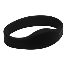 Neptune Silicone Wristband, Mifare S50 1k, Black, Large