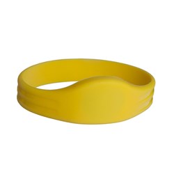 Neptune Silicone Wristband, Mifare S50 1K, Yellow, Medium