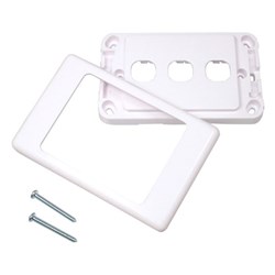 Neptune 3 Gang Wall Plate suit Clipsal Mech