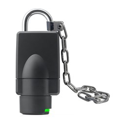 SALTO NEOxx G3 Padlock, HSE, 48mm, 25mm Permanent Shackle With Chain