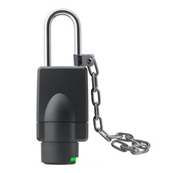 SALTO NEOxx G3 Padlock, HSE, 48mm, 60mm Permanent Shackle With Chain
