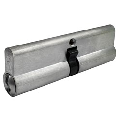 PROTECTOR Euro Double Cylinder with Fixed Cam LW4 Profile KD Satin Chrome 100mm - PCD100-5P-KD-SC