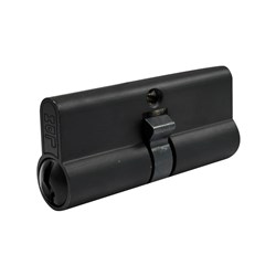 PROTECTOR Euro Double Cylinder with Fixed Cam LW4 Profile KA Matt Black 70mm - PCD70-5P-KA-MB