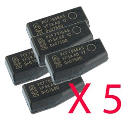 BDS TRANSPONDER CHIP ONLY ID46 PCF7936. PACK OF 5.