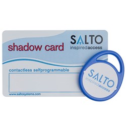 SALTO MIFARE SELF PROGRAM USER SET FOB includes SHADOW CARD