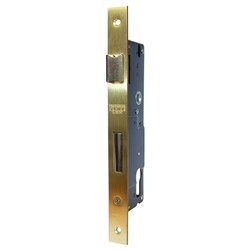 PROTECTOR 485 Series Mortice Sash Lock Pitch 85mm Backset 35mm Satin Brass - 726-35-SBF