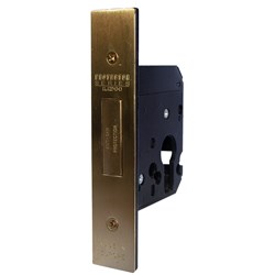 PROTECTOR 701 Series Euro Cylinder Mortice Deadlock Backset 45mm Satin Brass - 731-2.5-SBF