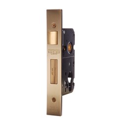 PROTECTOR 748 Series Euro Cylinder Mortice Sash Lock Pitch 48mm Backset 58mm Satin Brass - 735-3.0-SBF