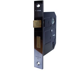 PROTECTOR 757 Series 3 Lever Mortice Sash Lock Pitch 57mm Backset 58mm Satin Stainless - 717-3.0-SSF