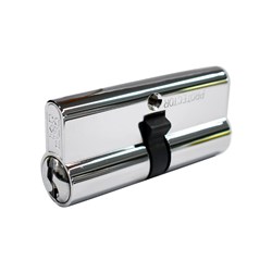 PROTECTOR Euro Double Cylinder with Fixed Cam LW4 Profile KA Chrome Plate 70mm - PCD705P-KA-CP