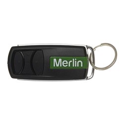 Merlin Garage Door Remote with 4 Buttons in Black - E960M