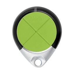 Merlin Garage Door Remote with 4 Buttons (Security+ 2.0 & Security+) Black/ Green - E975M
