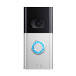 Ring Doorbell 4 Kit, 1080p HD, Satin Nickel