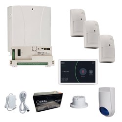RISCO LightSYS+ Alarm Kit with RisControl Touchscreen Keypad, 3x DigiSense PIR Detectors and Accessory Kit
