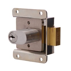 ROSS CUPBOARD LOCK 870-C with 570 CYL & KEYS BOLT LOCK