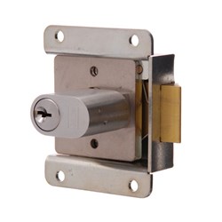 ROSS CUPBOARD LOCK 870-CL with 570 CYL & KEYS LATCH BOLT