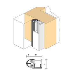 RAVEN DOOR SEAL RP10x1000MM  CA