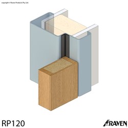 RAVEN DOOR SET RP120 STD DBL  BLK