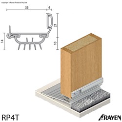 RAVEN DOOR SEAL RP4Tx1000MM  CA