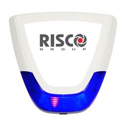RISCO Lumin8 Delta BUS Satellite Siren, Blue Strobe, with backlight