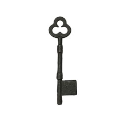 RST Malleable Iron Cast Key Blank for Church Door 9mm - TS6849