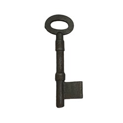 RST Malleable Iron Cast Key Blank with Thick Bit for Rim Lock 13.5mm - TS6850