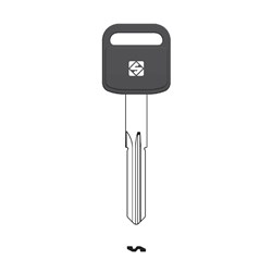 Silca AB115RBP Key Blank for Abus Bike Lock Brass with Plastic Head