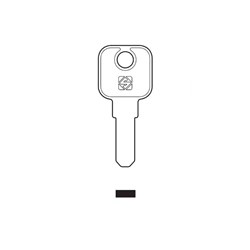 Silca Key Blank for Borg 1706 Key Override Cam Lock Brass - BOL1