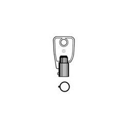 Silca CH16T Key Blank for Chicago and Ace Tubular Cylinders