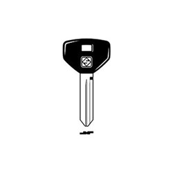 Silca CY16P Key Blank with Plastic Head for Briggs and Stratton Locks, Chrysler and Dodge Cars