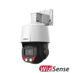 Dahua WizSense Series 4MP TiOC 2.0 Active Deterrence PTZ Network Camera with 5x Optical Zoom, Auto-Tracking Lite, IP66 - DH-SD3E405DB-GNY-A-PV1