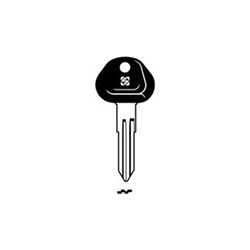 Silca DAT12P Key Blank with Plastic Head