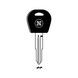 Silca DWO5AP Key Blank with Plastic Head for Daewoo Cars and Machinery