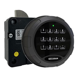 Securam WiFi Keypad SECECW2301AMB with SECEL0601S Swingbolt Lockbody Kit