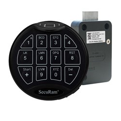 SECURAM SCANLOGIC 0701 SAFE LOCK MOTOR DRIVEN DEADBOLT "BIOMETRIC"