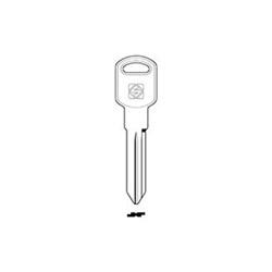 Silca GM40 Key Blank for Buick, Chevrolet, Isuzu, Oldsmobile, Pontiac and Trucks