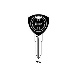 Silca GT10BP Key Blank with Plastic Head - *Sold in Box of 25EA*