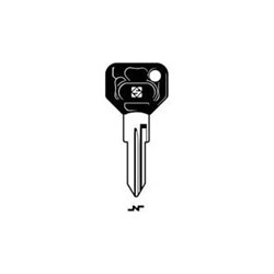 Silca GT6RAP Key Blank with Plastic Head