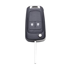 Silca Remote Shell and Flip Key with 2 Buttons & HU100 Profile Blade to suit Holden and Opel Vehicles  - HU100ARS2