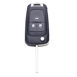 Silca Remote Shell and Flip Key with 3 Buttons & HU100 Profile Blade to suit Holden and Opel Vehicles  - HU100ARS8