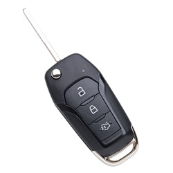 Silca Automotive Key and Remote for Ford with 3 Buttons ID47 and HU101 Flip Blade