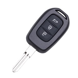 Silca Automotive Key and Replacement Shell for 3 Button Renault HU136 Profile HU136RS8