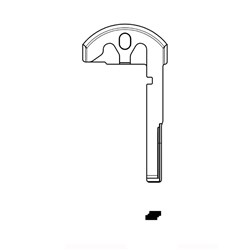 Silca HU201T Key Blank for Mercedes Blade only