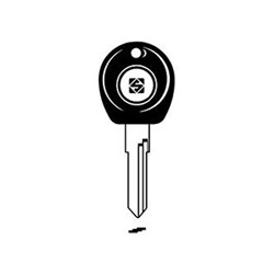 Silca HU49CP Key Blank with Plastic Head